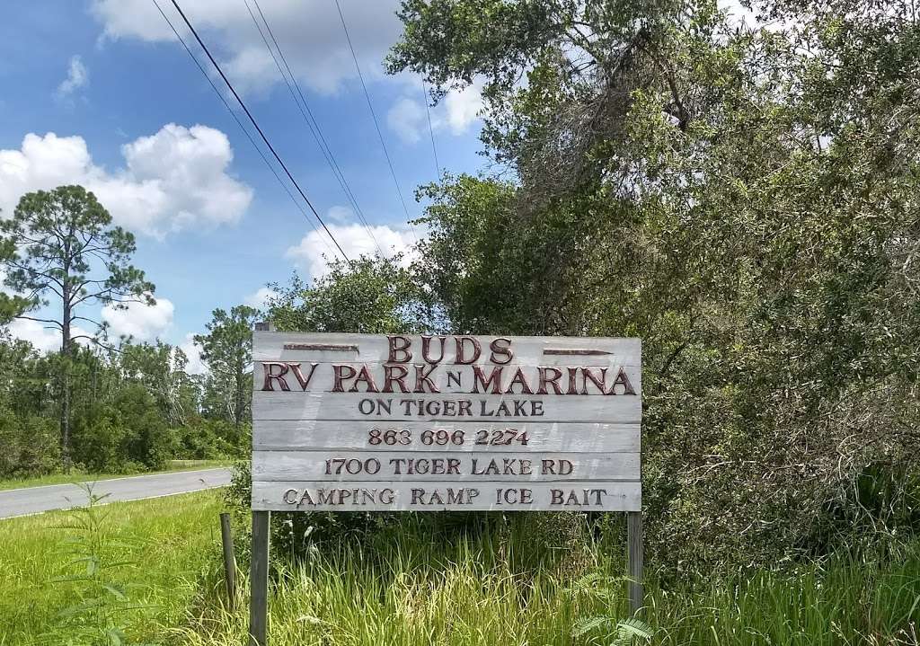 Buds RV Park & Marina | 1700 Tiger Lake Rd, Lake Wales, FL 33898, USA | Phone: (863) 696-2274