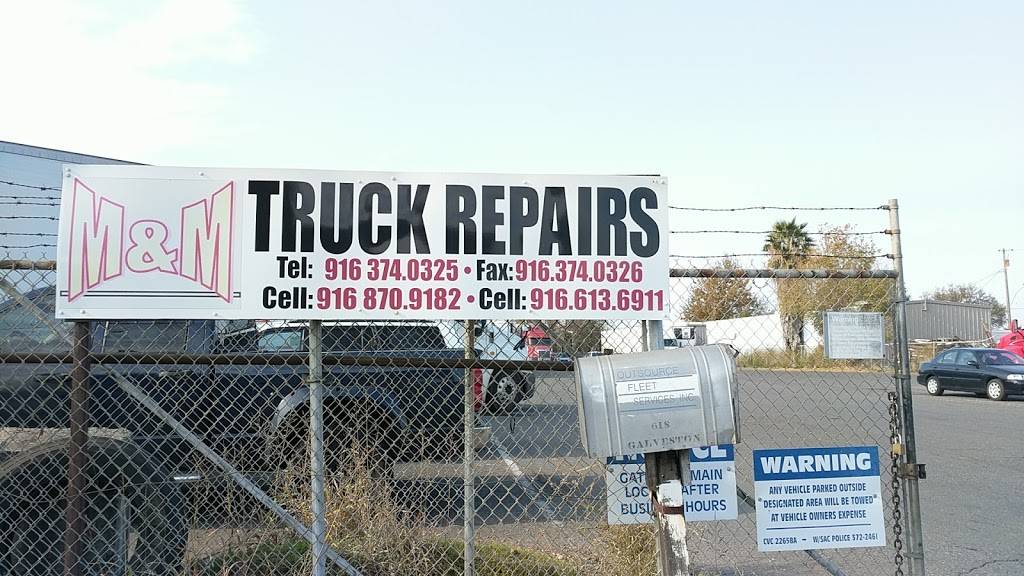 M & M Truck & Trailer Repair | 618 Galveston St, West Sacramento, CA 95691 | Phone: (916) 374-0325