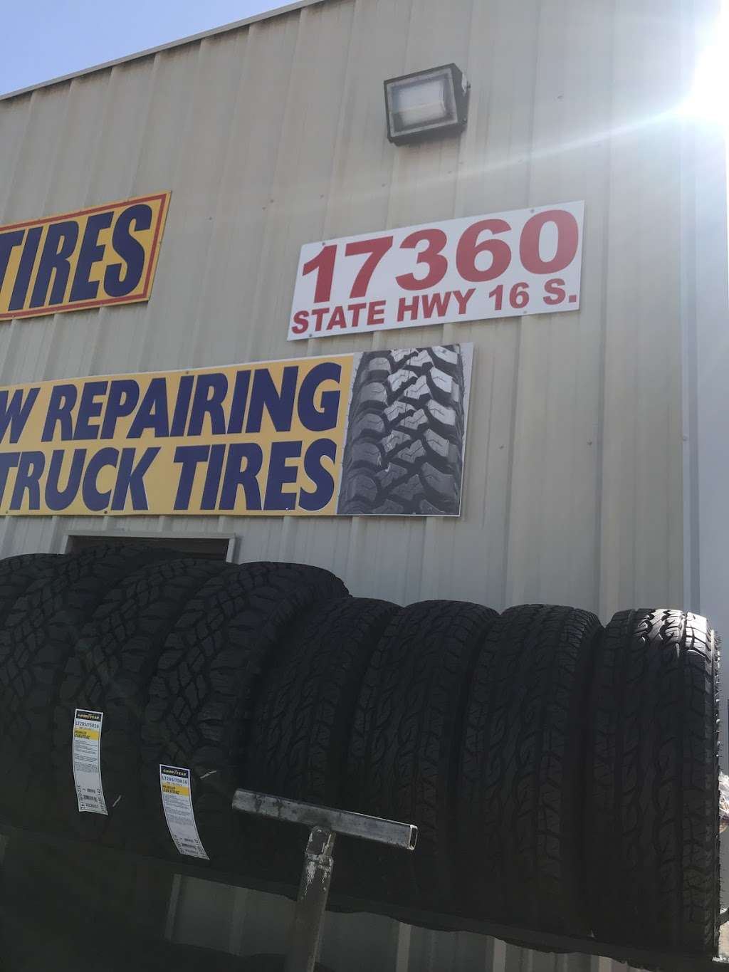 Casias Tire Shop | 17360 TX-16 S, San Antonio, TX 78264 | Phone: (210) 543-0909