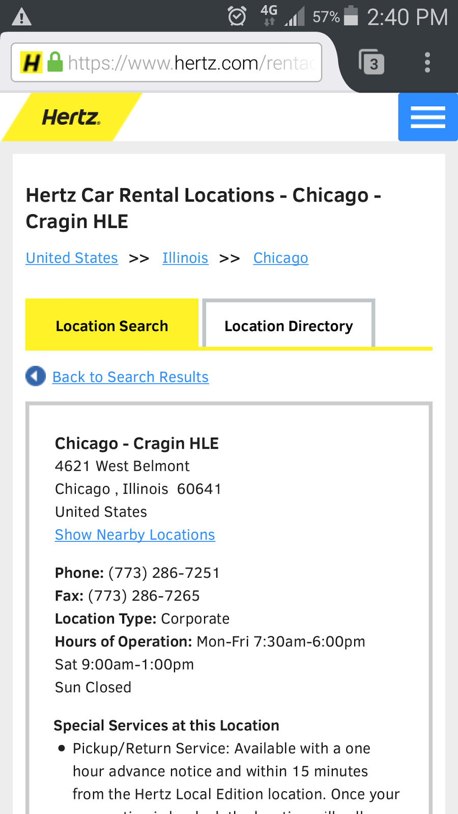 Hertz Rent a Car | 4621 W Belmont Ave, Chicago, IL 60641, USA | Phone: (773) 286-7251