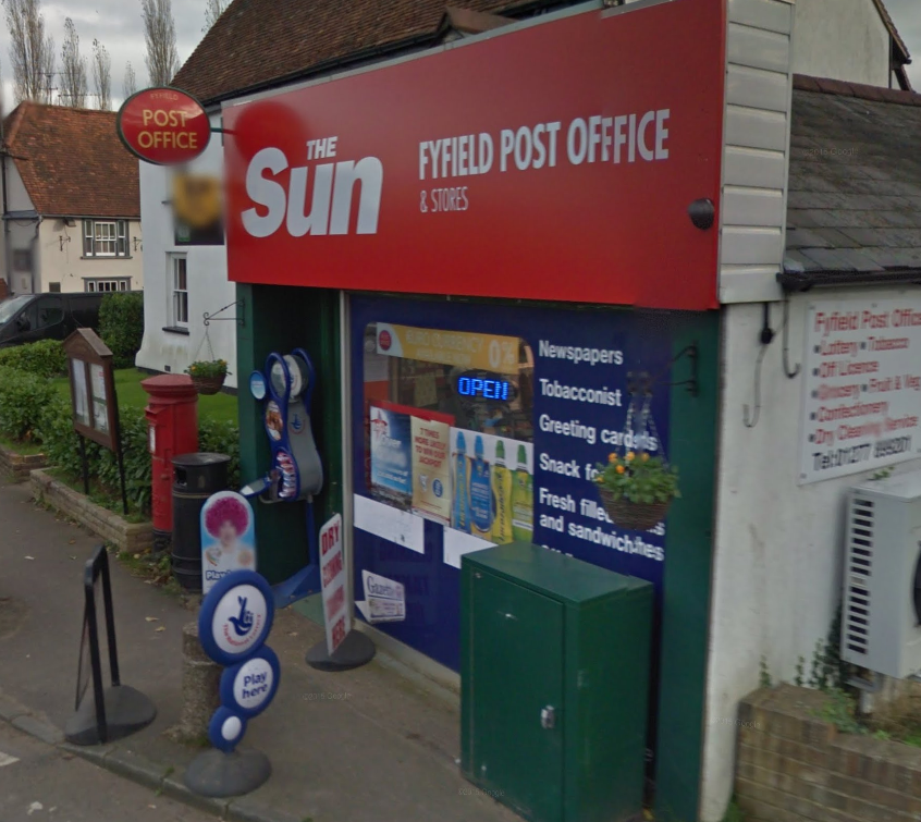 Fyfield Post Office | Ongar Rd, Fyfield, Ongar CM5 0RB, UK | Phone: 01277 899201