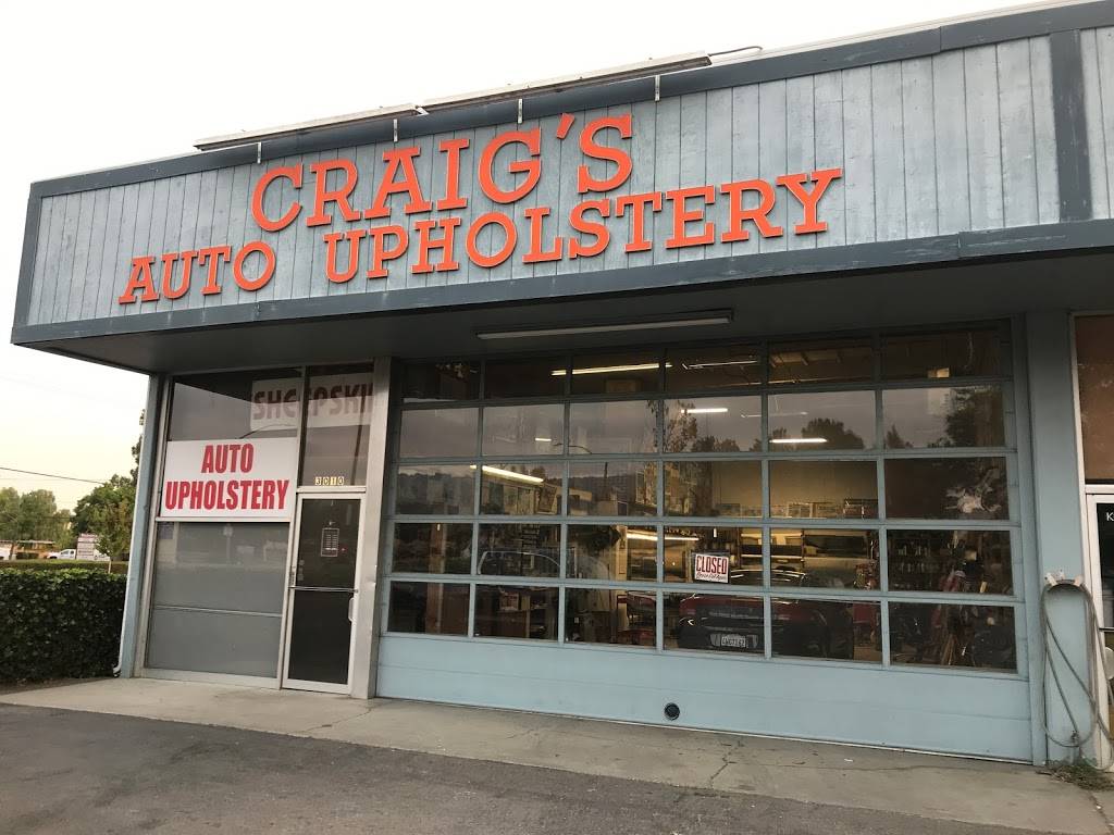 Craigs Auto Upholstery | 3030 Winchester Blvd, Campbell, CA 95008, USA | Phone: (408) 379-3820