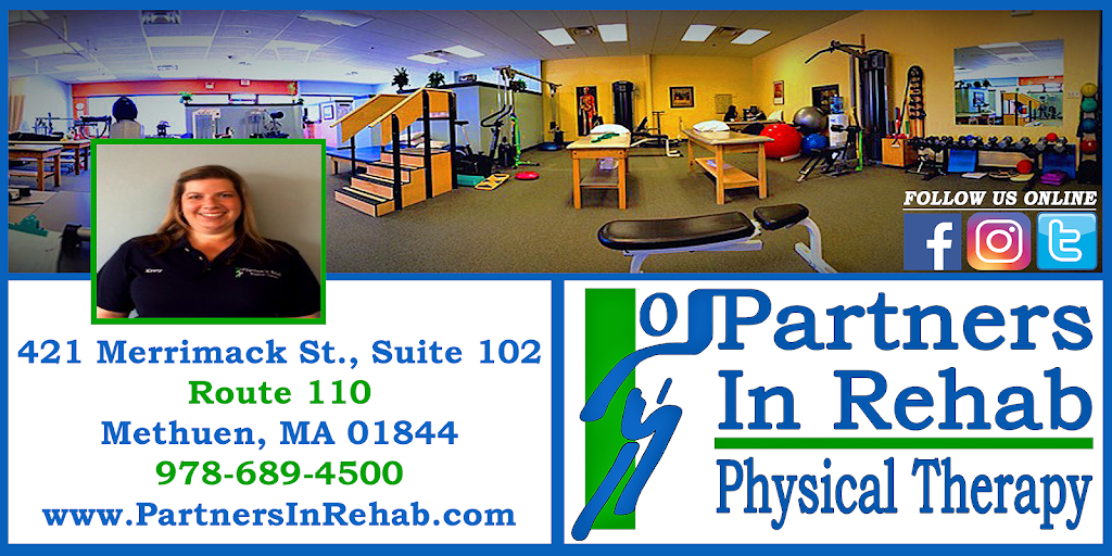 Partners In Rehab, PT | 421 Merrimack St #102, Methuen, MA 01844, USA | Phone: (978) 689-4500