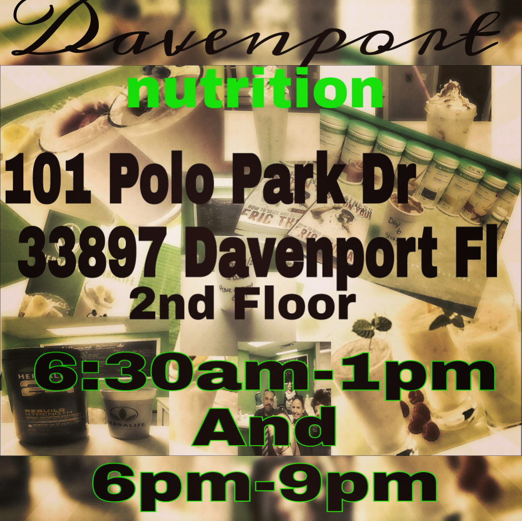 Davenport Nutrition | 101 Polo Park Blvd E, Davenport, FL 33897, USA | Phone: (407) 922-5127