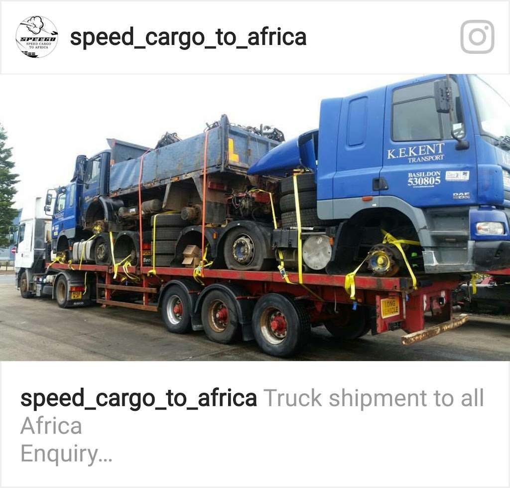 Speed Cargo to Africa | Container Storage Plot 1a, Arisdale Ave, South Ockendon RM15 5SJ, UK | Phone: 01708 933970