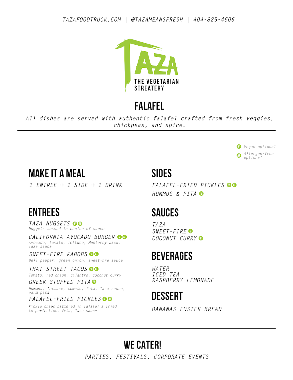 Taza Food Truck | 9545 Pinnacle Dr, Charlotte, NC 28262, USA | Phone: (404) 825-4606