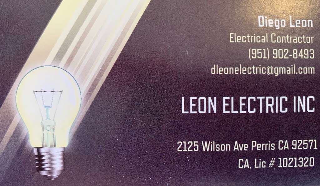 Leon Electric Inc. | 2125 Wilson Ave, Perris, CA 92571, USA | Phone: (951) 902-8493