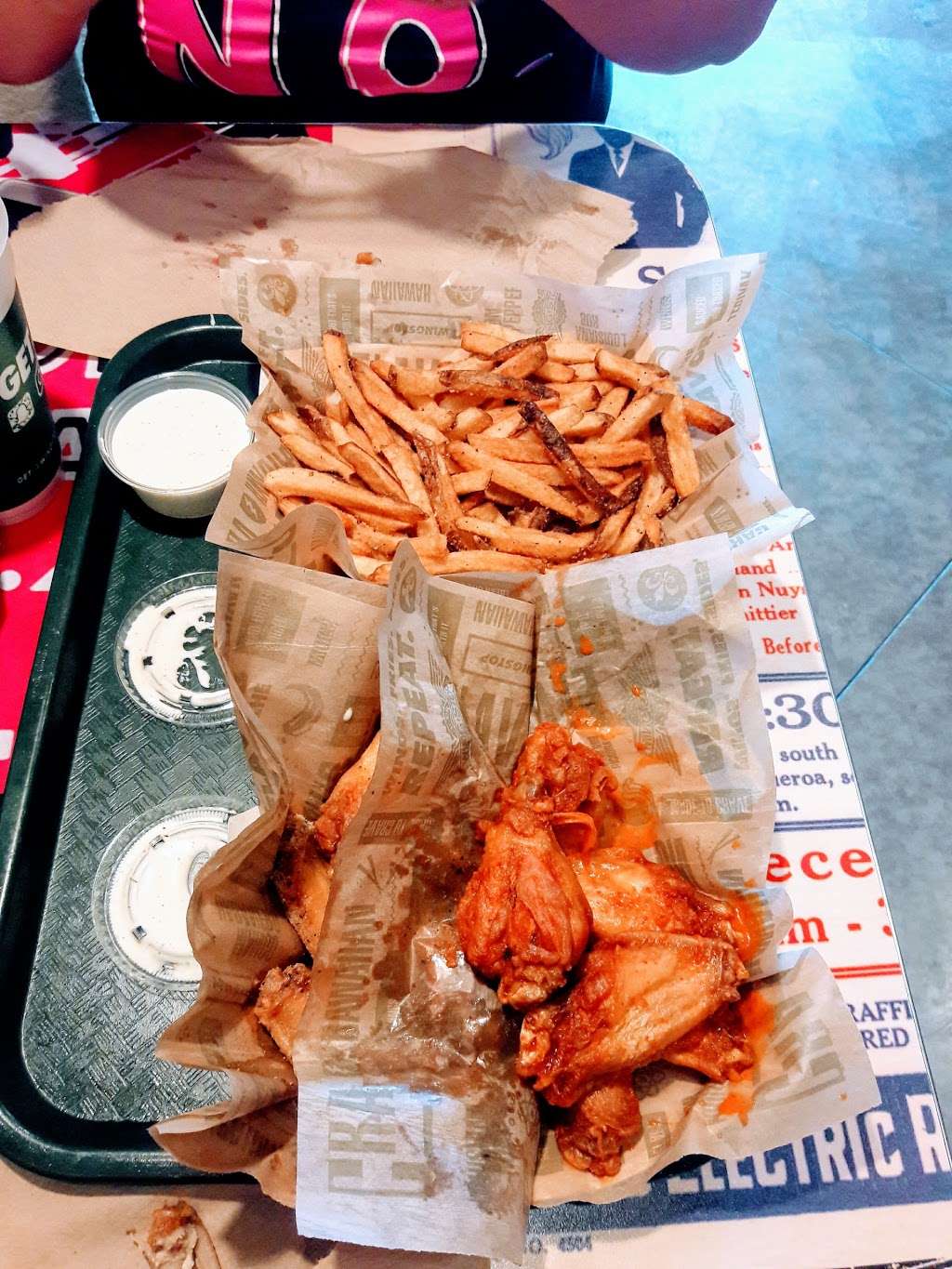 Wingstop | 12100 Veterans Memorial Dr f, Houston, TX 77067 | Phone: (281) 440-9464