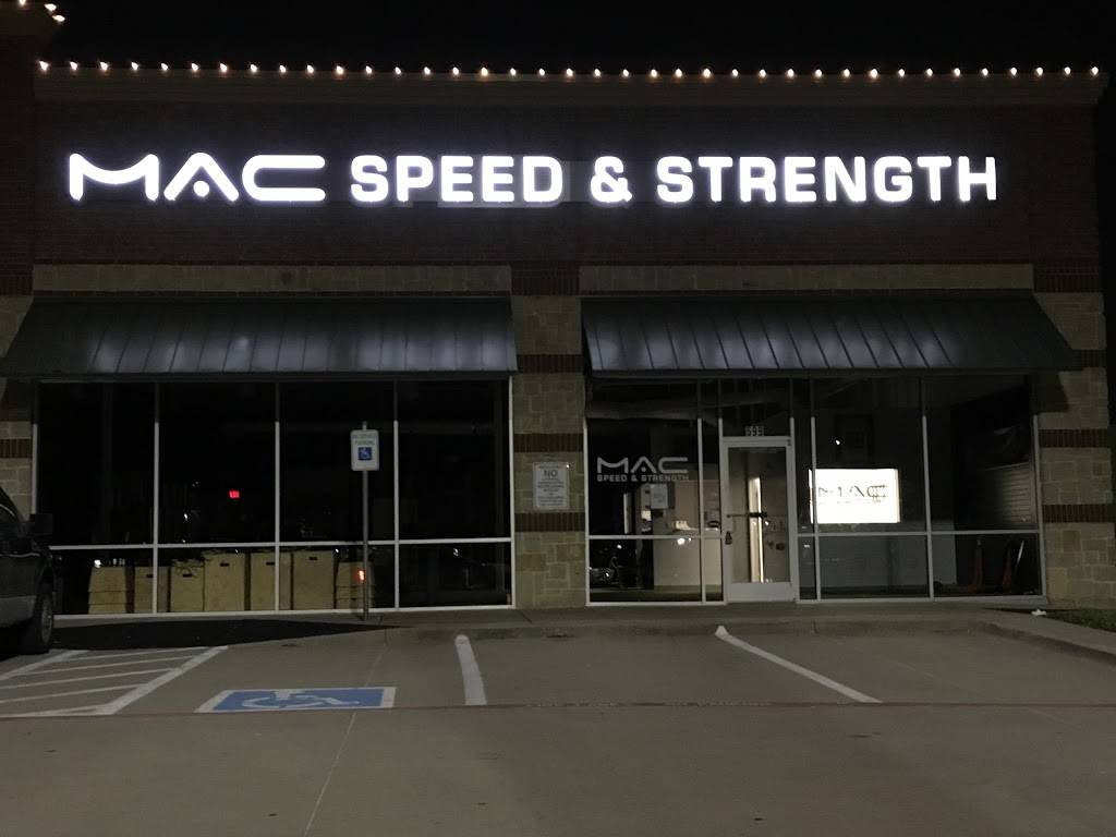 MAC Speed & Strength | 3645 Dallas Pkwy #599, Plano, TX 75093, USA | Phone: (630) 373-9861