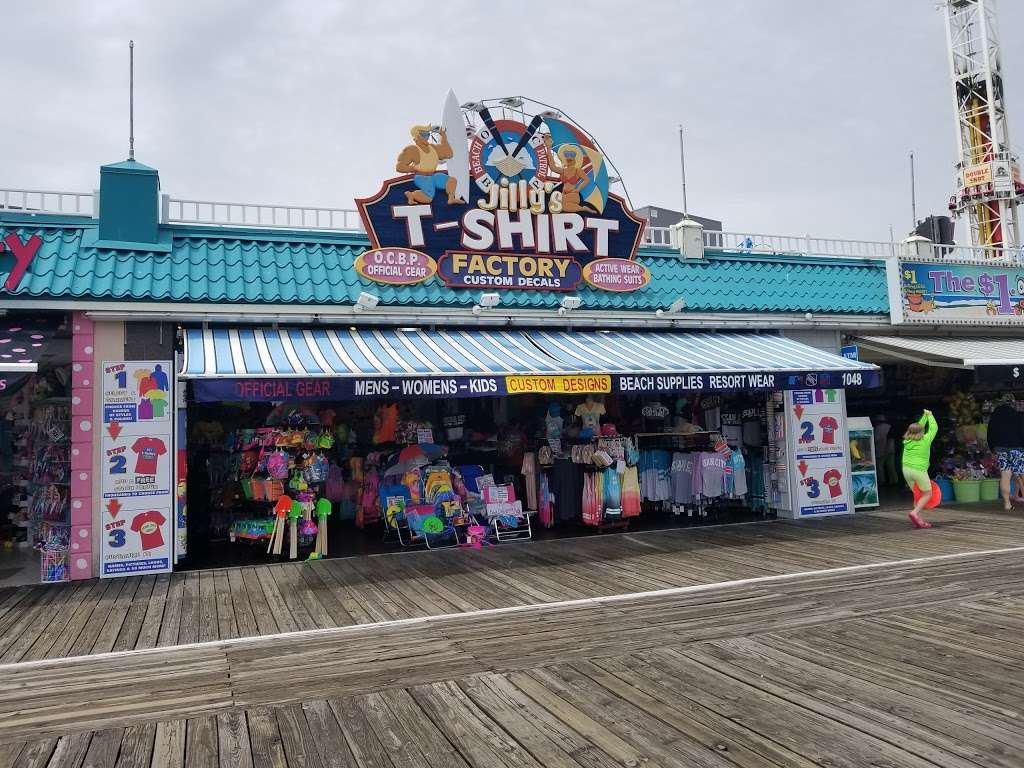 Jillys T-Shirt Factory, LLC | 1048 Boardwalk, Ocean City, NJ 08226, USA | Phone: (609) 385-1234 ext. 2