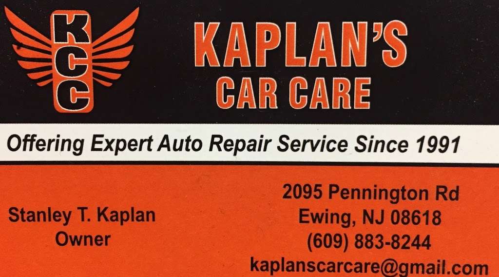 Kaplans Car Care | 2095 Pennington Rd, Ewing Township, NJ 08618 | Phone: (609) 883-8244