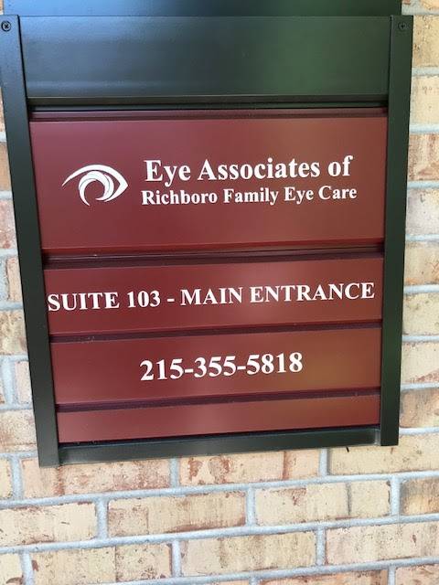 Eye Associates of Richboro | 95 Almshouse Rd Suite 102 / 103, Richboro, PA 18954, USA | Phone: (215) 355-5818