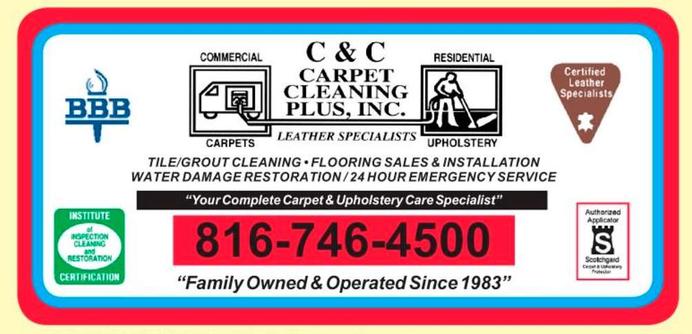 C & C Carpet Cleaning Plus | 8248 NW 101 Terrace, Kansas City, MO 64153 | Phone: (816) 746-4500