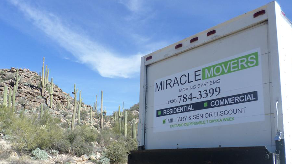 Miracle Movers LLC | 6529 E Grant Rd, Tucson, AZ 85716, USA | Phone: (520) 784-3399