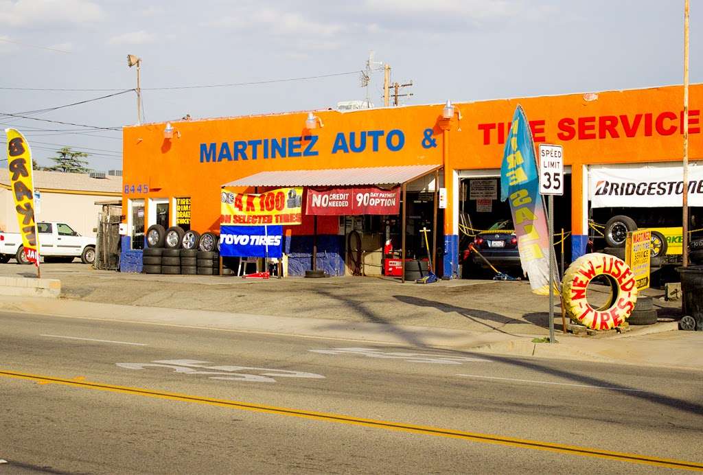 Martinez Tire & Auto Service | 8445 Juniper Ave, Fontana, CA 92335, USA | Phone: (909) 823-2934