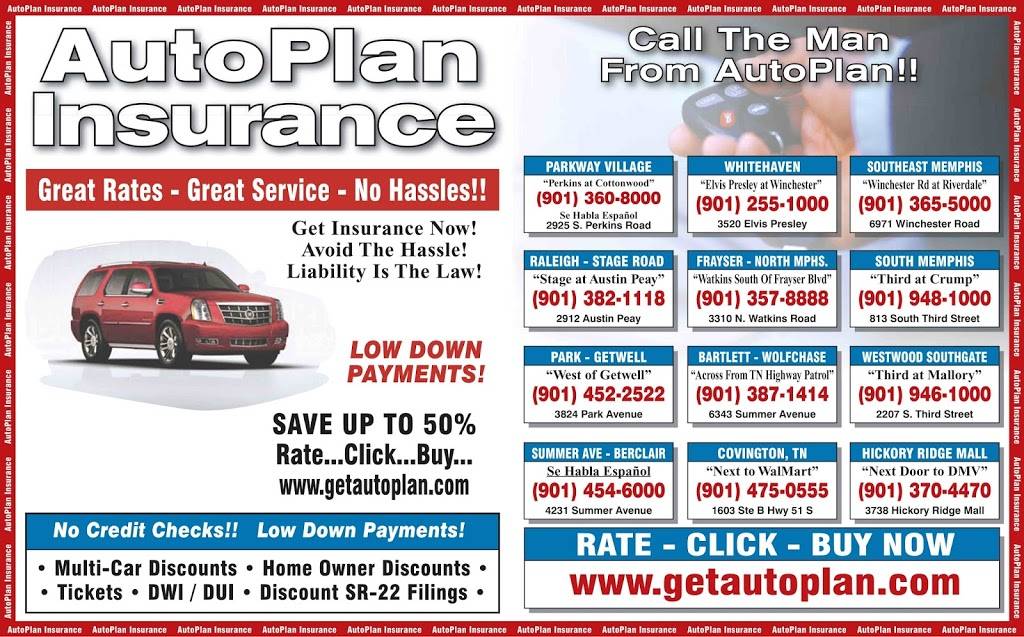 Autoplan Insurance Inc. | 2925 S Perkins Rd, Memphis, TN 38118, USA | Phone: (901) 360-8000