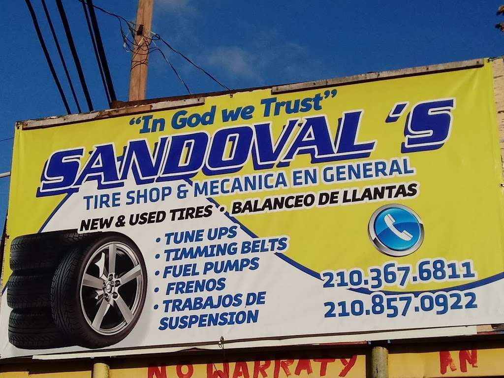 Sandoval Tire Shop | 1702 Castroville Rd, San Antonio, TX 78237, USA | Phone: (210) 367-6811