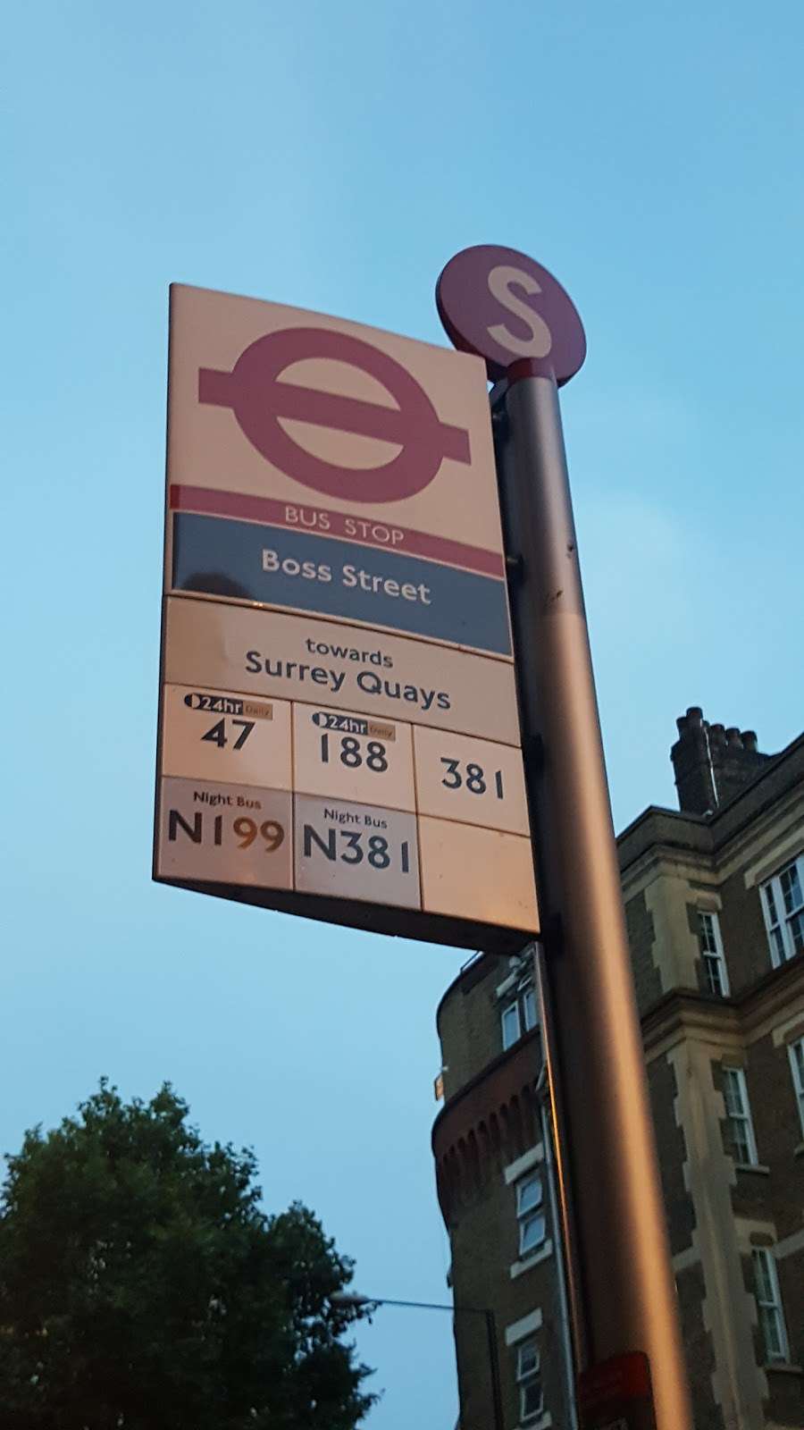 Boss Street (Stop S) | London SE1 2NR, UK