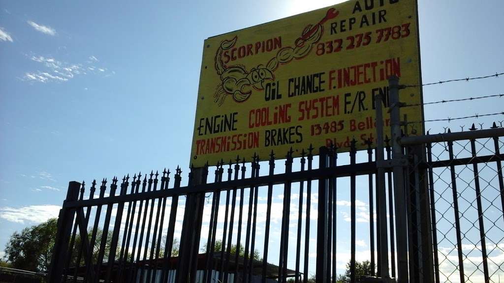 Scorpion Auto Repair | 13485 Bellaire Blvd d, Houston, TX 77083 | Phone: (832) 275-7783