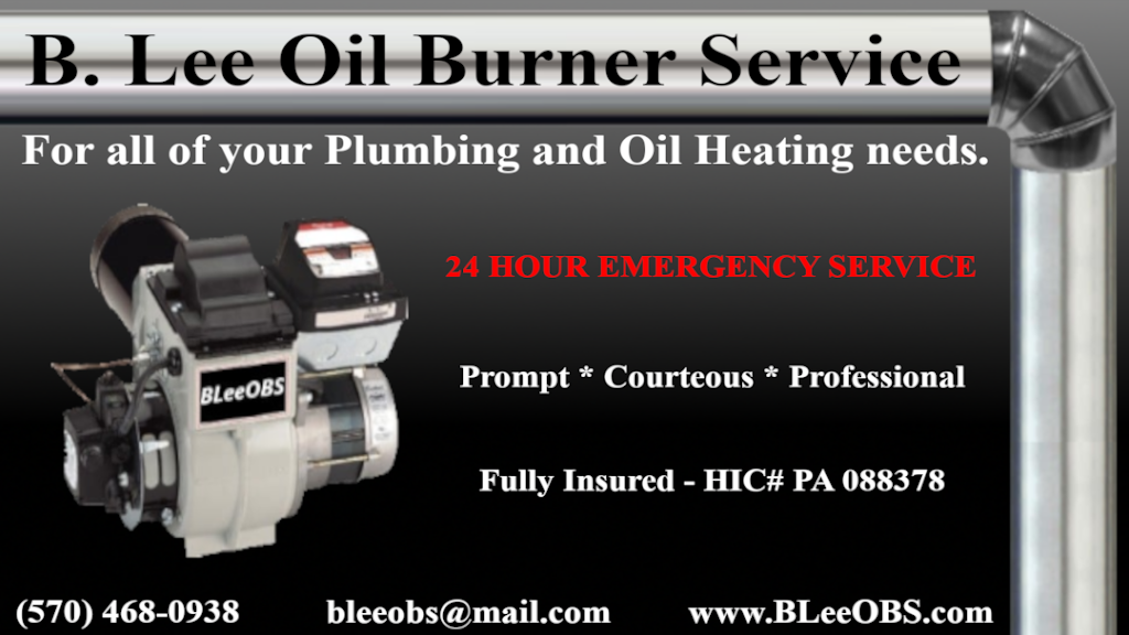 B. Lee Oil Burner Service | 213 Cromwell Ave, Hawley, PA 18428, USA | Phone: (570) 468-0938