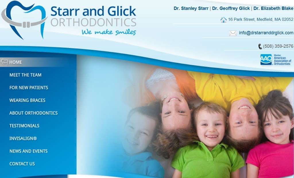 Starr and Glick Orthodontics | 16 Park St, Medfield, MA 02052, USA | Phone: (508) 359-2576