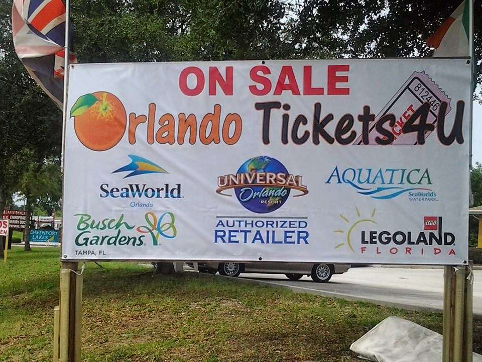 Orlando Tickets 4 U | 101 Lake Davenport Blvd, Davenport, FL 33897, USA | Phone: (863) 256-5636