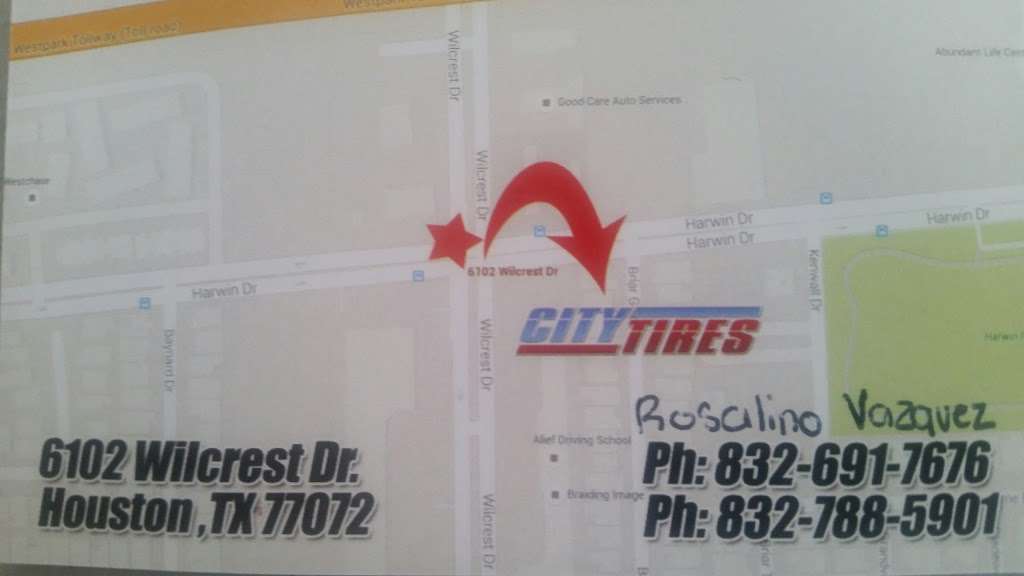 City Tires | 6102 Wilcrest Dr, Houston, TX 77072, USA | Phone: (832) 691-7676