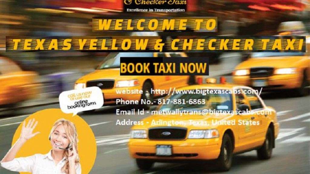 Texas Yellow Cab & Checker Taxi Service near me in Mansfield, TX | 111 Millington Trail, Mansfield, TX 76063, USA | Phone: (817) 881-6863