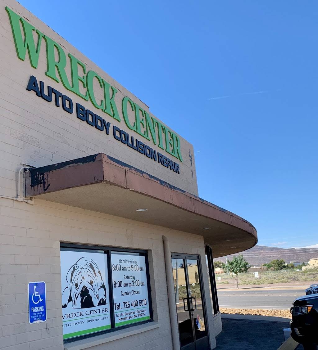 Wreck Center Auto Body Paint and Collision Repair | 471 N Boulder Hwy, Henderson, NV 89015, USA | Phone: (725) 400-5010
