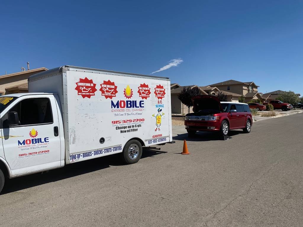 Mobile Express Oil Change + | 6245 Arch Bridge Dr, El Paso, TX 79934 | Phone: (915) 329-2700