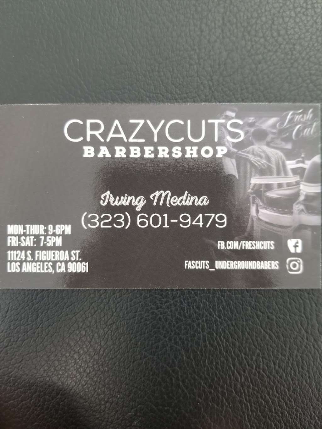 Crazycuts Barbershop | 11128 S Figueroa St, Los Angeles, CA 90061, USA | Phone: (323) 601-9479