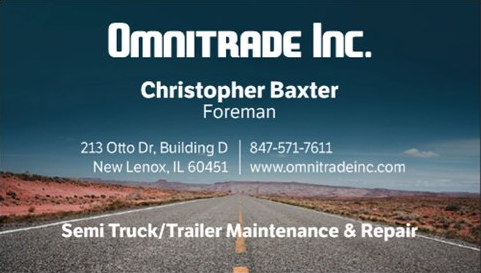 Omnitrade Inc. | 213 Otto Dr, New Lenox, IL 60451 | Phone: (847) 571-7611