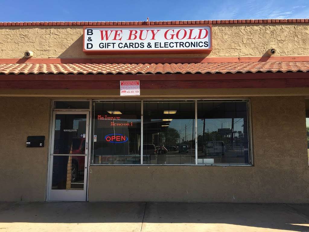 B&D We Buy Gold, Gift Cards & Electronics | 5008 W Northern Ave, Glendale, AZ 85301, USA | Phone: (602) 341-3157