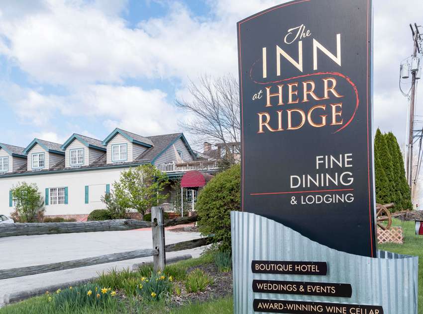 Inn at Herr Ridge Dining | 900 Chambersburg Rd, Gettysburg, PA 17325, USA | Phone: (717) 334-4332