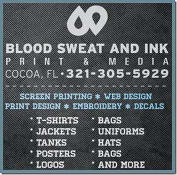 Blood Sweat and Ink - Screen Printing and Design | 3860 Curtis Blvd, Port St John, FL 32927 | Phone: (321) 305-5929