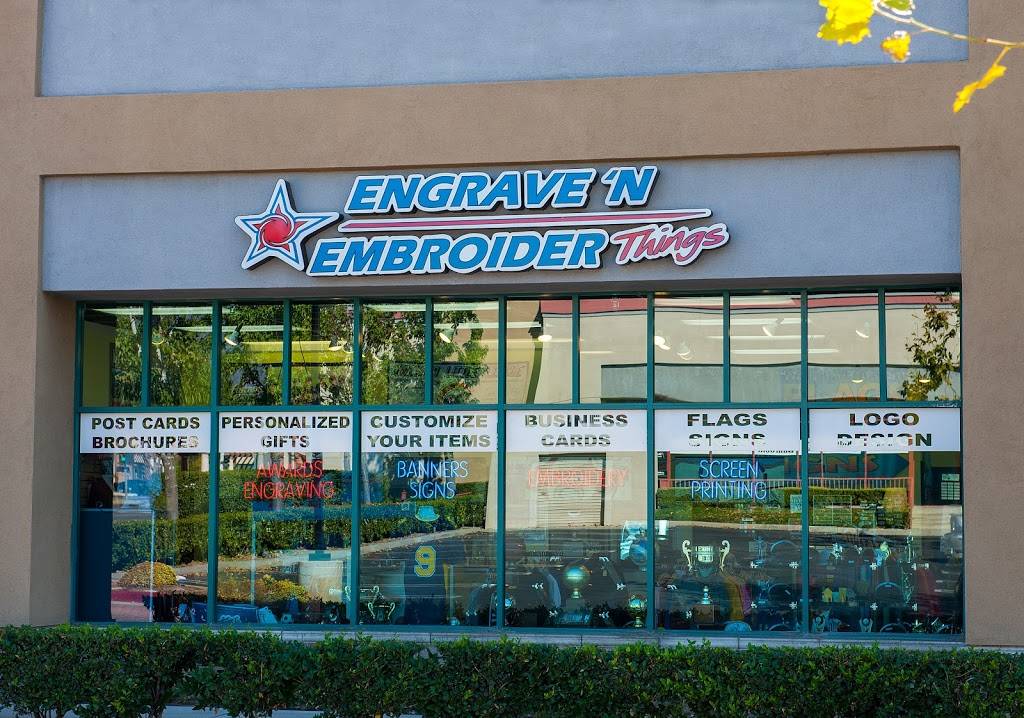 Engrave Embroider Things | 8188 Rochester Ave a, Rancho Cucamonga, CA 91730 | Phone: (909) 941-6815