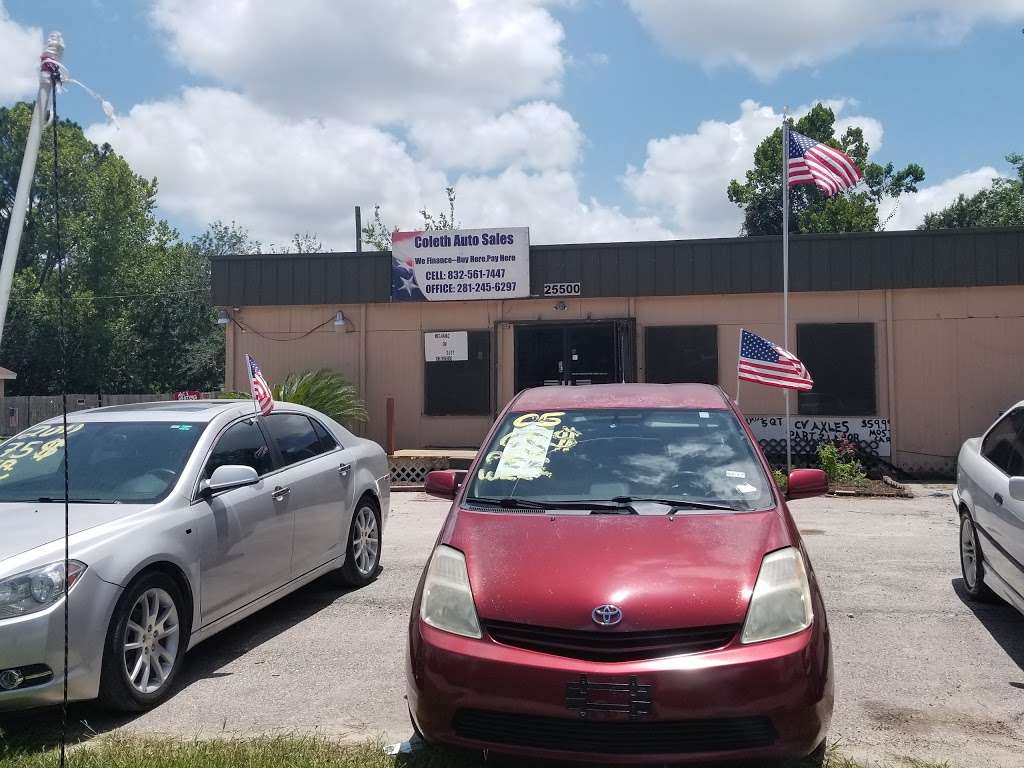 Coleth Auto Sales | 25500 W HWY 6, Alvin, TX 77511 | Phone: (832) 561-7447