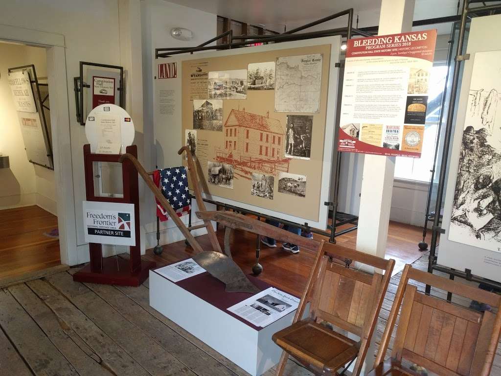 Constitution Hall State Historic Site | 319 Elmore St, Lecompton, KS 66050, USA | Phone: (785) 887-6520