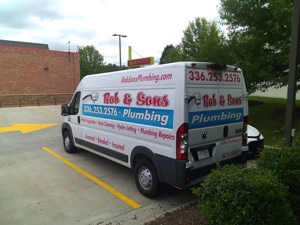 Rob & Sons Plumbing and Drain Cleaning | 1330 Wiley Lewis Rd, Greensboro, NC 27406, USA | Phone: (336) 253-2576