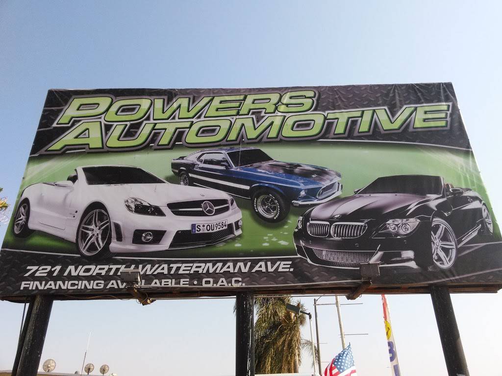 Powers Automotive | 721 N Waterman Ave, San Bernardino, CA 92410, USA | Phone: (951) 581-4270