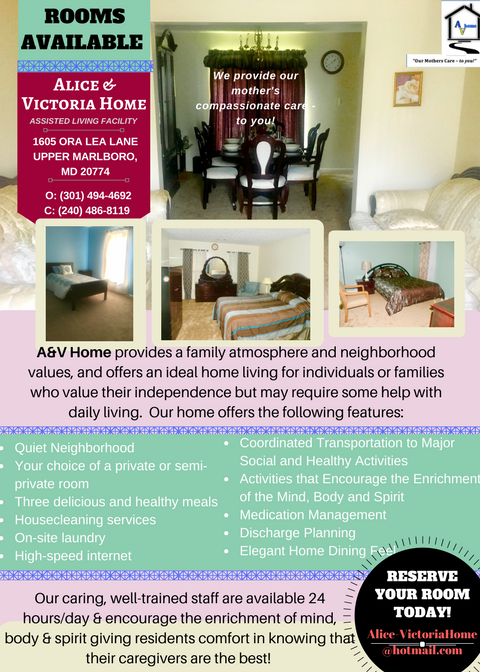 Alice and Victoria Home | 1605 Ora Lea Ln, Upper Marlboro, MD 20774 | Phone: (301) 494-4692