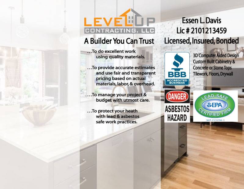 Level Up Contracting LLC | 2136 3rd St, Trenton, MI 48183, USA | Phone: (734) 407-7645
