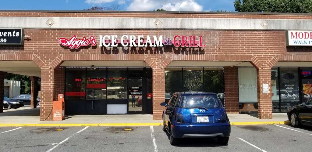 Aggies Ice Cream & Grill | 7209 E W.T. Harris Blvd # B, Charlotte, NC 28227, USA | Phone: (704) 568-6789