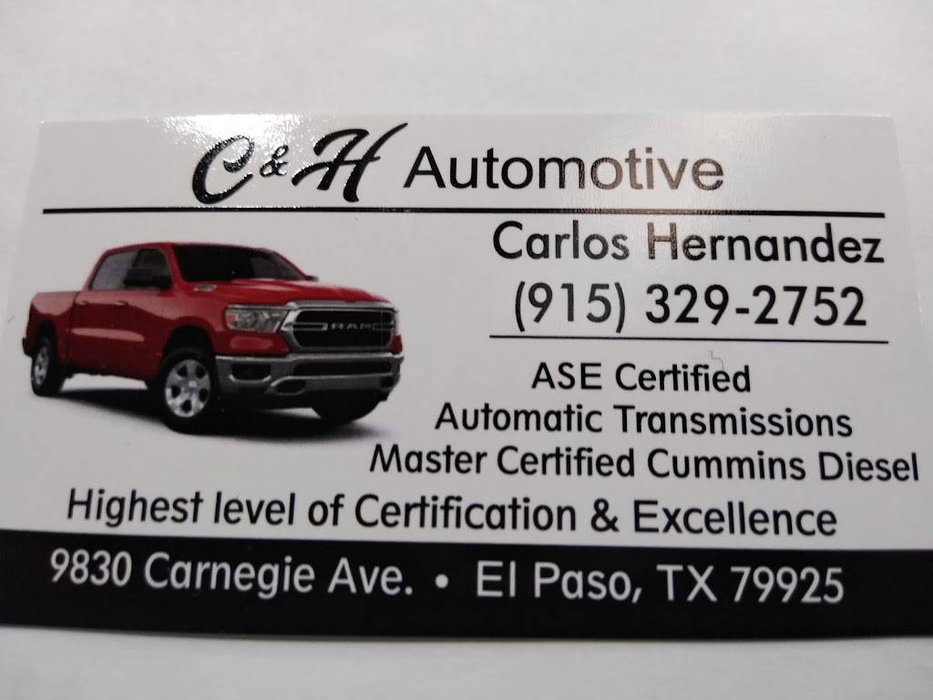 C&H AUTOMOTIVE | 11990 Montana Ave, El Paso, TX 79936, USA | Phone: (915) 329-2752