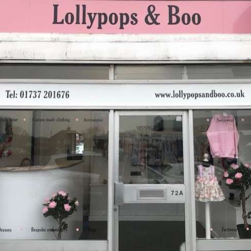 Lollypops and Boo | 72A Brighton Rd, Lower Kingswood, Tadworth KT20 6SY, UK