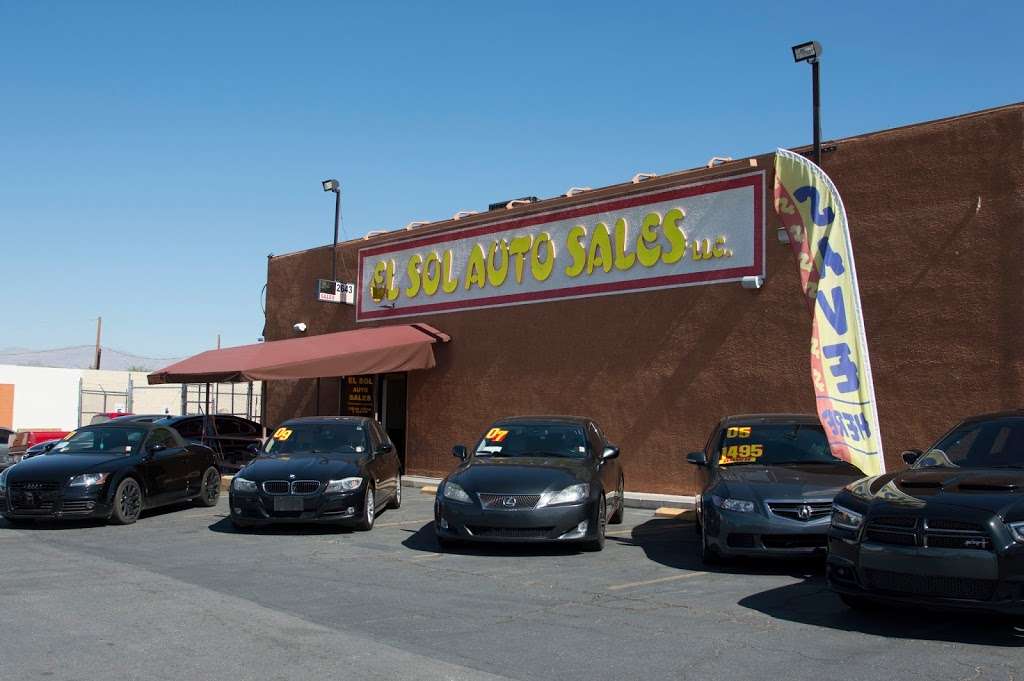 El Sol Auto Sales | 2643 N Las Vegas Blvd, North Las Vegas, NV 89030, USA | Phone: (702) 633-4929