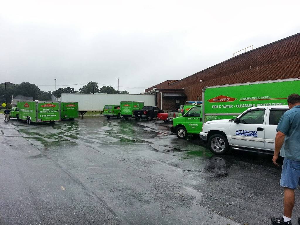 Servpro Of Greensboro North | 2902 Manufacturers Rd suite a, Greensboro, NC 27406, USA | Phone: (336) 379-1772