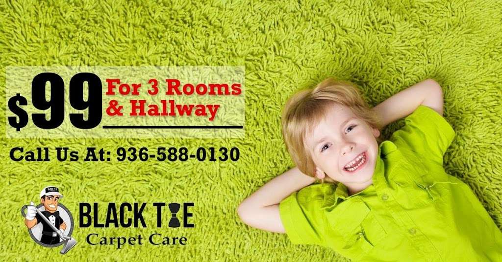 Black Tie Carpet Care | 13921 TX-105, Conroe, TX 77304, USA | Phone: (936) 588-0130