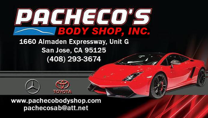 Pachecos Body Shop, Inc. | 1660 Almaden Expy, San Jose, CA 95125, USA | Phone: (408) 293-3674