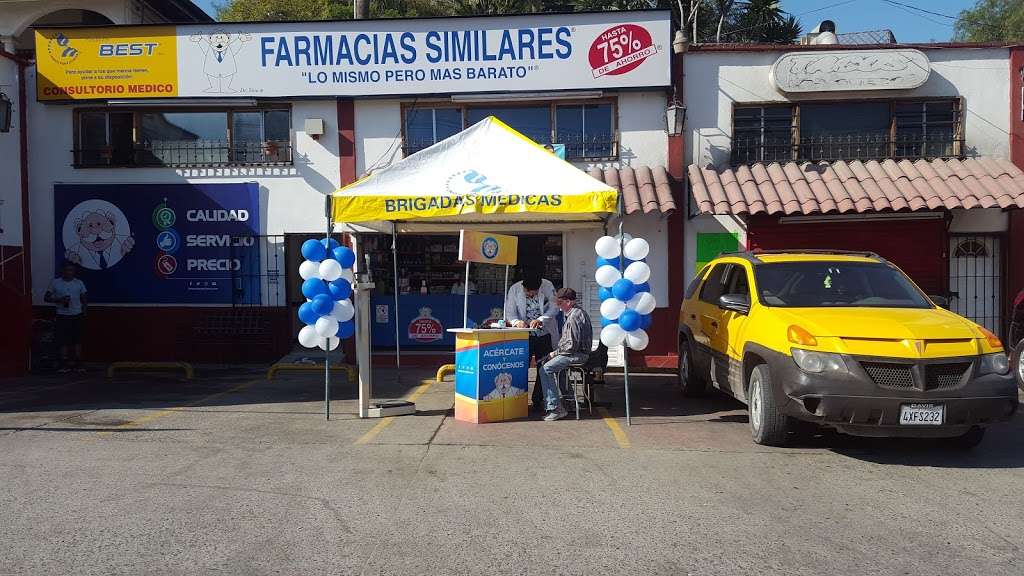 Farmacias Similares | B-C, Rosarito - Tijuana 600, Tejamen, 22635 Tijuana, B.C., Mexico | Phone: 664 378 0290